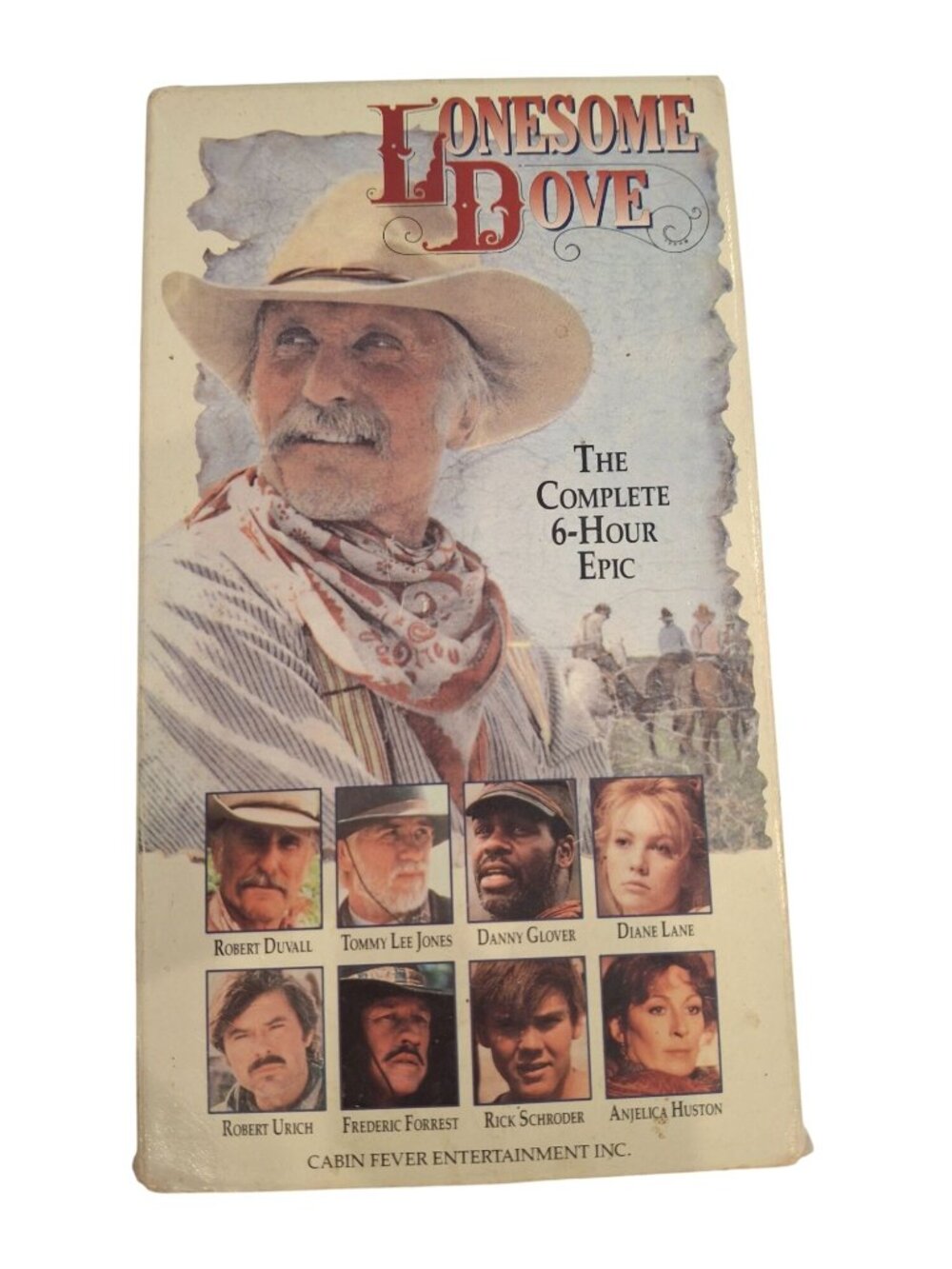 Lonesome Dove VHS 6 Hour Epic Robert Duvall Tommy Lee Jones Western Miniseries